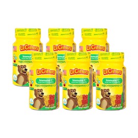 Kkumibite Lil'Critters Gummybite Immune Zinc + Vitamin C, D 60 Gummies 6 Bottles / 릴크리터스 꾸미바이트 이뮨 아연+비타민 C,D 60구미 6병