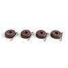 Keay Vital Parts - 48 Pieces Furniture Glides 25mm Brown