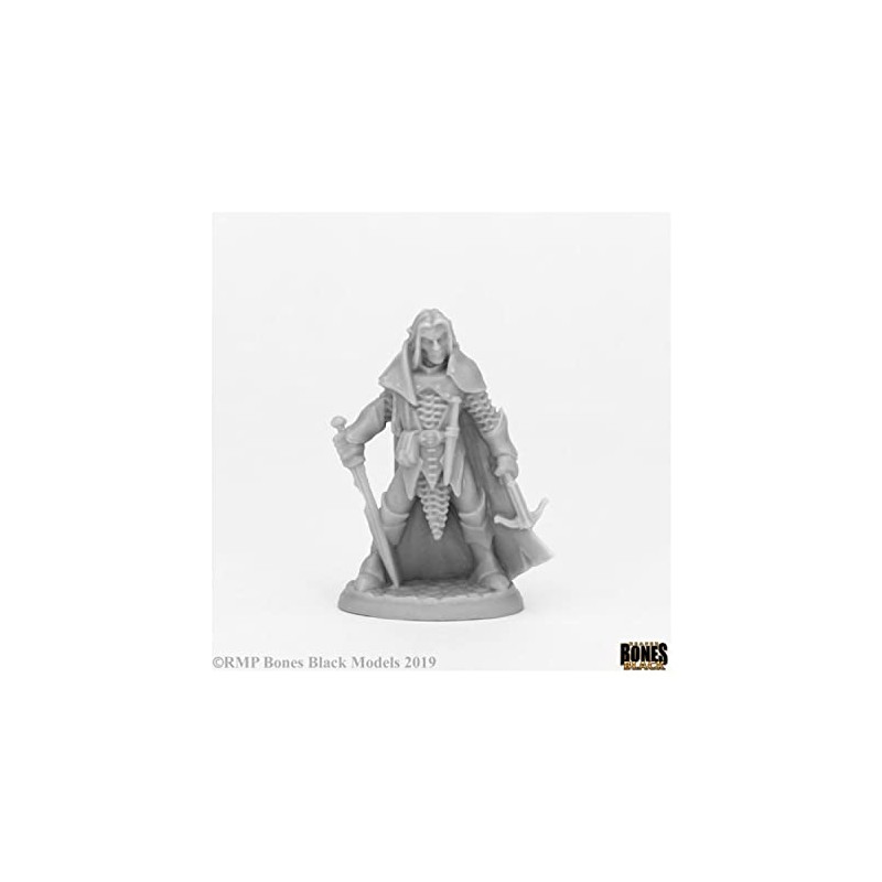 Bones Black: Dark Elf Male Warrior