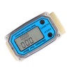 Mini Digital Turbine Flowmeter Diesel Fuel Flow Meter 10‑90L/min 1"