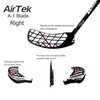ACCUFLI Floorball Stick AirTek A100 (Black - Right Handed)