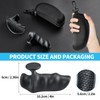 Weielt Anti-Slip Gym Hand Grips for Weight Lifting, Rubber Workout