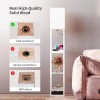 Dimmable Floor Lamp Solid Wood 63" Tall 2 USB Ports