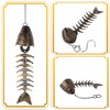 Fish Wind Chimes Outdoor Clearance, cast Iron Windchime with S