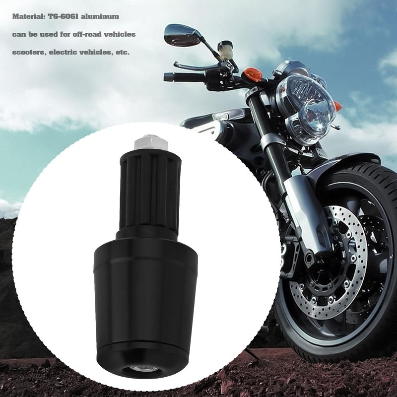 LT Easiyl 1 Pair Motorcycle Handlebar End Plugs 7/8 Inch