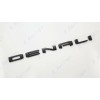 GMC 1pc Matte Black Rear DENALI Emblems Letters Fit 2021-2023