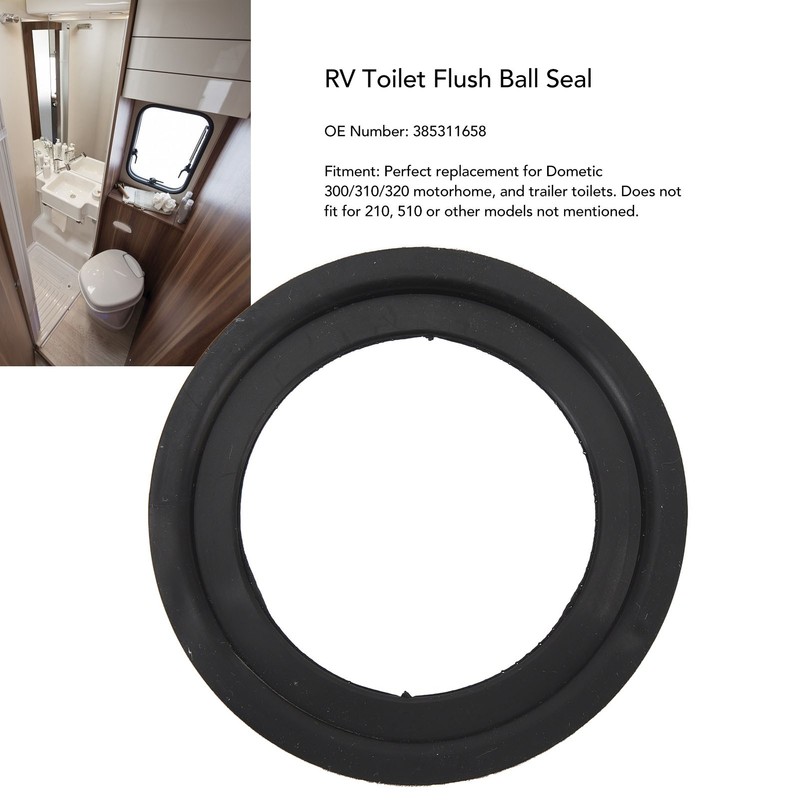 2Pcs Toilet Flush Seal 385311658 Replacement for Dometic 300 310