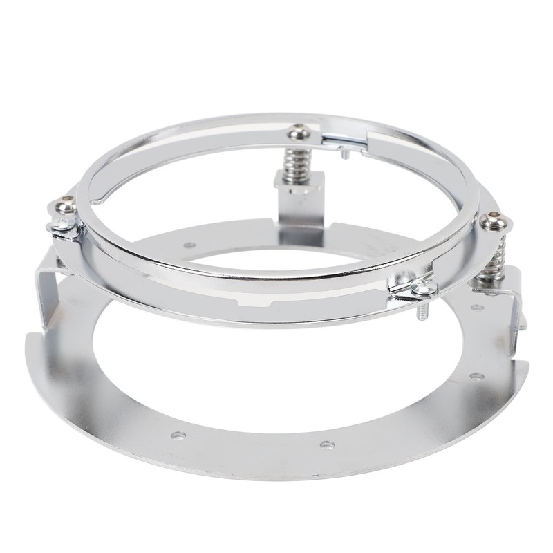 5.75in Round Headlight Mounting Bracket Stable Firmly Fixed Iron Universal