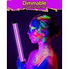 YQNLIFA 5000mAh Rechargeable Black Light Bar, Battery Powered Black Lights