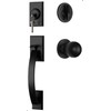goldenwarm Front Door Handle and Deadbolt Set, Black Front Door