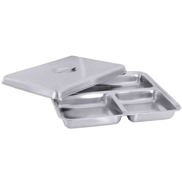 3 Pièces menageplatte gN 1/2 en acier inoxydable