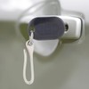 [PH PandaHall] Fish Hook Key Chain Brass Key Ring Platinum