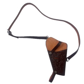 Warreplica U.S. M3 Leather Shoulder Holster for Colt 1911 .45 & S&W .38 Pistol Revolver – Reproduction