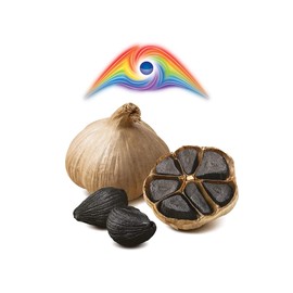 Hymor Black Garlic - 8 Tubers - 90 Days Fermented from Las Pedroñeras from Best Purple Garlic, Spain, Unpeeled, Black Garlic Black Garlic Ajo 100% Natural