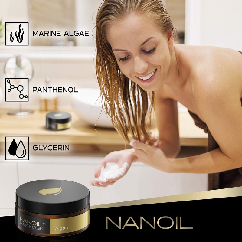 Nanoil Hair Mask with Algae - Hair Mask 300 ml