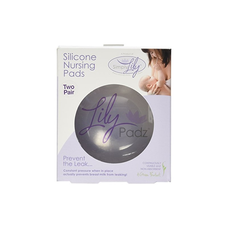 LilyPadz® Reusable Silicone Nursing Pads Double Pair Regular Size