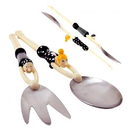 'Black Pylons 38, Salad Servers, Salad Servers