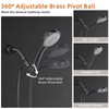 KAPHOME Shower Head Holder,All Metal Handheld Shower Head Holder,Adjustable Shower
