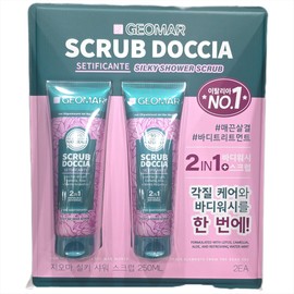 Geoma Silky Shower Scrub 250GX2 pack / 지오마 실키 샤워스크럽 250GX2입