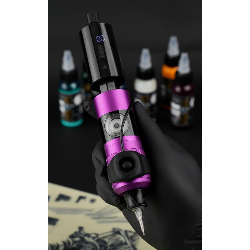 DGT D-T1 RCA input Rotary Tattoo Machine (blue)