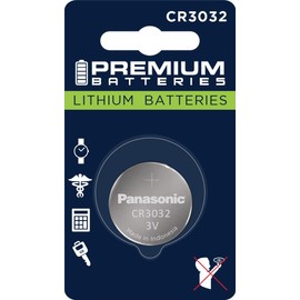 Premium CR3032 Battery 3V Lithium Coin Cell - Japanese Engineered High Capacity Batteries (1 Pack)