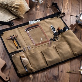 FRECOLSH Cleaning Apron for Housekeeping, Work Aprons for Women with Pockets for Cleaning Supplies,Tool Apron,Work Apron