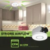 Homewerks 7141-80-CTA Bathroom Fan with LED Lights Color Changing 80