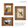 icheesday Picture Frame 5x7 Inch,Rustic Wood Photo Frames with Real