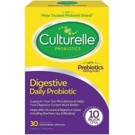 Culturelle With Probiotics 200mg 10 Billion Cfus 30 Cápsulas