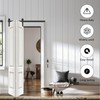 Bi-Folding Sliding Barn Door Hardware - Thilemon 48.1'' for 2