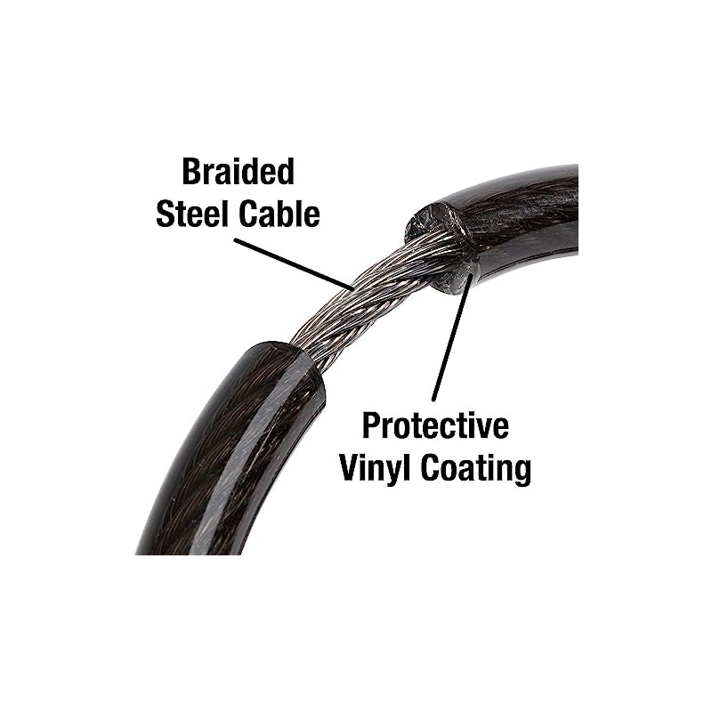 Master Lock Cable Lock, Set Your Own Combination Bike Lock,