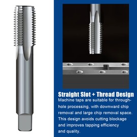 Machine Tap HSS Tap Through Hole Straight Nut Suitable for Tapping Machine M16x1.5