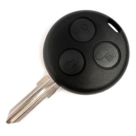Automobile Locksmith 3 Button Case Shell Blade for Smart Roadster City Coupe Fortwo Fourfour remote key fob