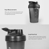 Lifespan Fitness Shaker Bottle, 500 ml Capacity, Black