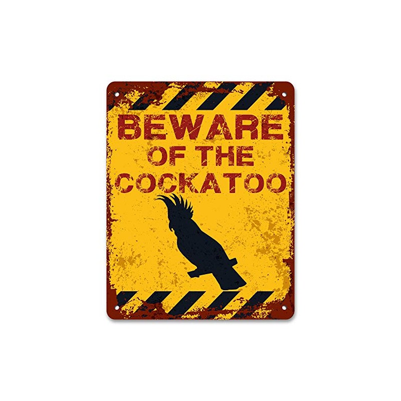 Print Crafted - Beware Of The Cockatoo | Vintage Metal