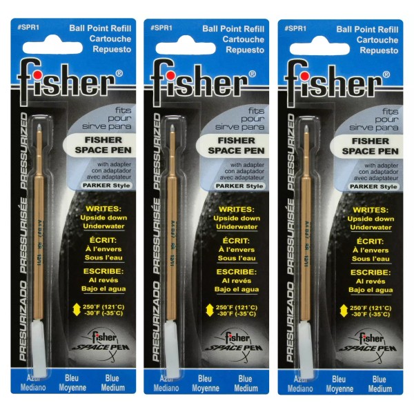Fisher THREE Fisher SPR Series Blue Ink / Medium Point