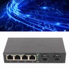 SFP Fiber Switch 6 Ports 10 100 1000M Self Adaptive
