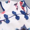 Beautiful Pattern Chinese Style Kid Dress Short Sleeve One Piece