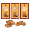 Sweetzels Ginger Snaps Cookies, made with Natural Ginger and Blackstrap