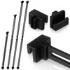 Humyoun 12 Pcs Metal Adjustable File Cabinet Rails Set Include