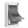 Baboni 3-Flaps Pet Door for Interior and Exterior Doors, Steel