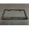License Plate Frame Shop 1x (Black) GTS 3D Emblem BLACK