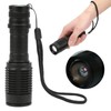 Aluminium Alloy Portable Tactics LED Flashlight Hunting Torch Infrared Accessory