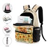 Homieblanket Highland Cow Backpack with Lunch Bag & Pencil Case,