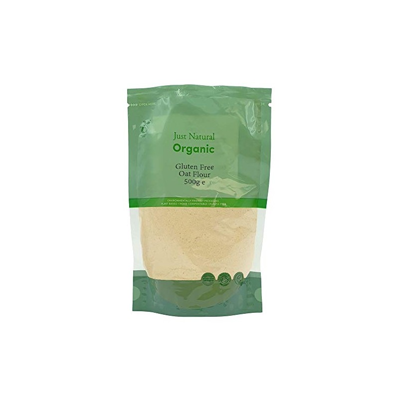 Just Natural Organic Gluten Free Oat Flour 500g