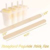 Magicfly 1000pcs Popsicle Sticks, Natural Wooden Food Grade Craft Sticks