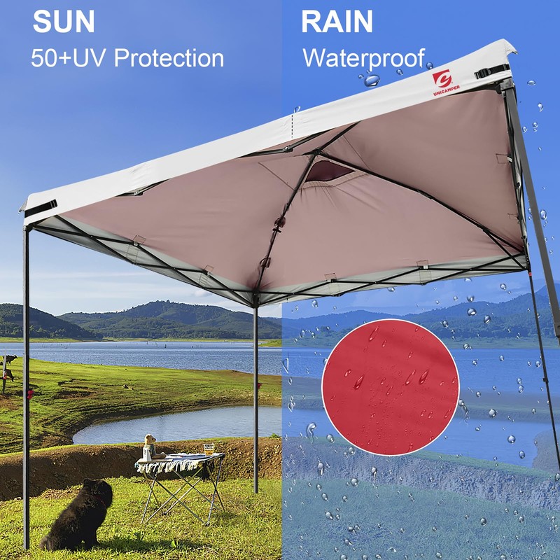 10x10 Pop Up Canopy Replacement Top Cover, Christmas Decoration(TOP ONLY)