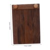 FELTECHELECTR Wooden Menu Clipboard Display Stand Multi-Function Vertical Clipboard for