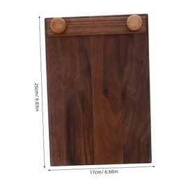 FELTECHELECTR Wooden Menu Clipboard Display Stand Multi-Function Vertical Clipboard for Coffee Houses and Dining Establishments Practical and Sturdy Wood Design