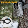 KSK 10FT Trail Camera Power Cord, 5.5x2.1mm DC External Power